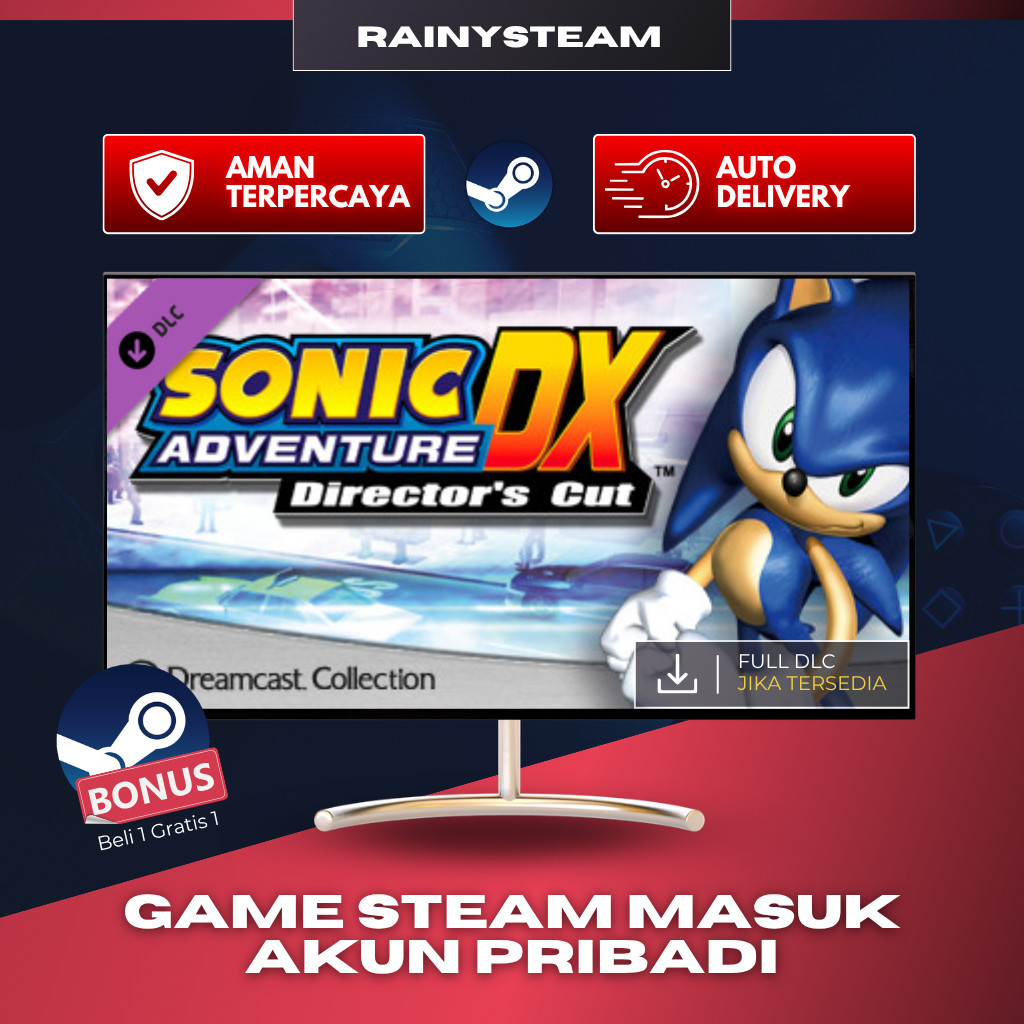 [BELI 1 GRATIS 1] Sonic Adventure DX / AUTO DELIVERY / STEAM / Game PC / Games Computer / Original S
