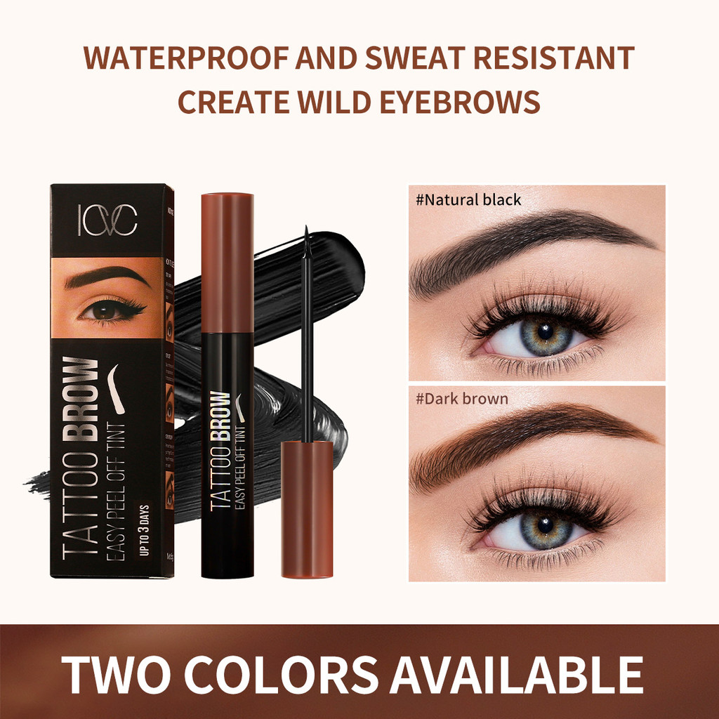 Pewarna Alis Peel-Off  / Eyebrow Tint untuk Pemula / Tinta Alis Tahan Lama / Produk Alis Praktis Ant