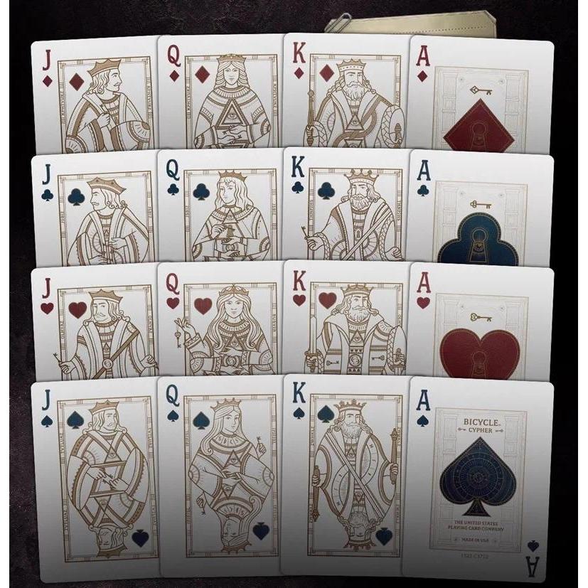 Bicycle Cypher Playing Cards Deck Poker Size Card Games Magic Tricks