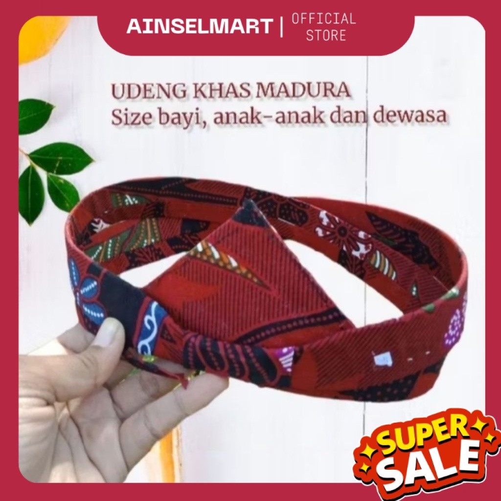 udeng sakera /udeng adat madura anak-dewasa US