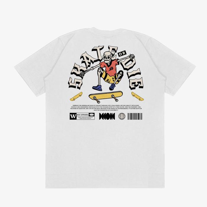 Way Cloth - Kaos Dewasa Unisex - Kaos Distro - Tshirt Keren - Ready Size S sampai 4XL - Skate or Die