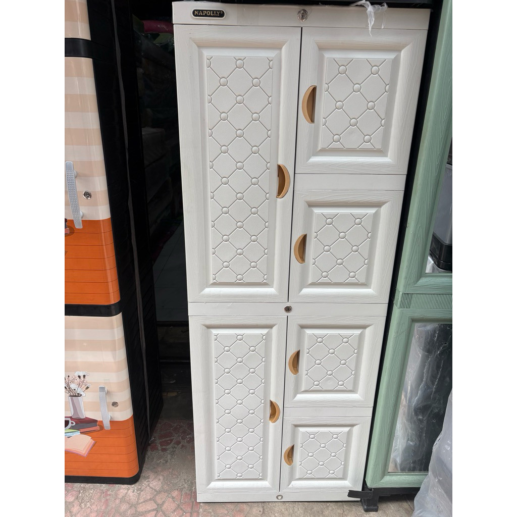 Lemari Napolly 4 Susun Full Rak Bahan Premium | Kokoh & Berkualitas | Bandar Lampung | homefurnishla