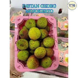 ( Instan Mojokerto ) Buah Leci madu manis 1 kg Apel 1Kg Buah Murah Buah Lokal dan Impor