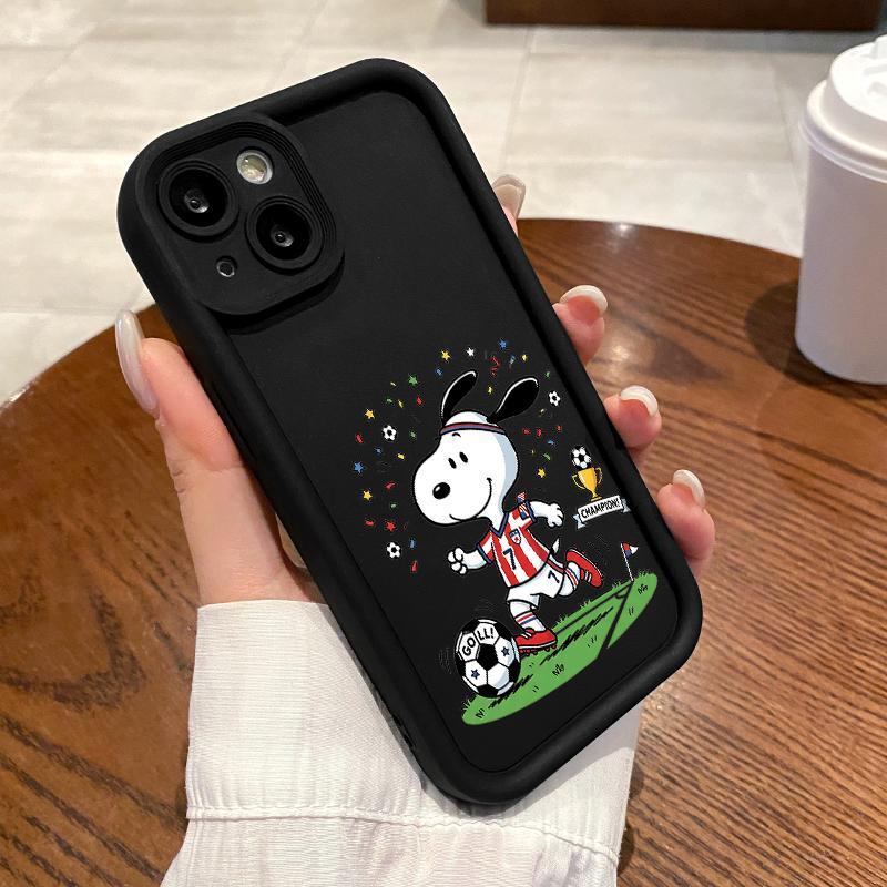 Soft Case For Iphone 11 Pro Max 6 6S 7 Plus\8 Plus 8 SE 2020 2022 X XS XR Camera Unik Snoopy Softcas