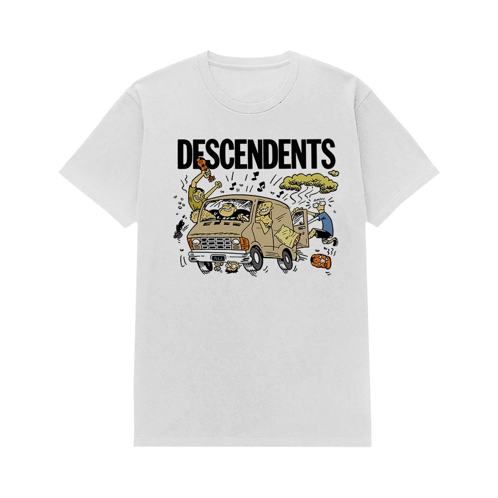 Black ID T-shirt Band Descendents Van White Original