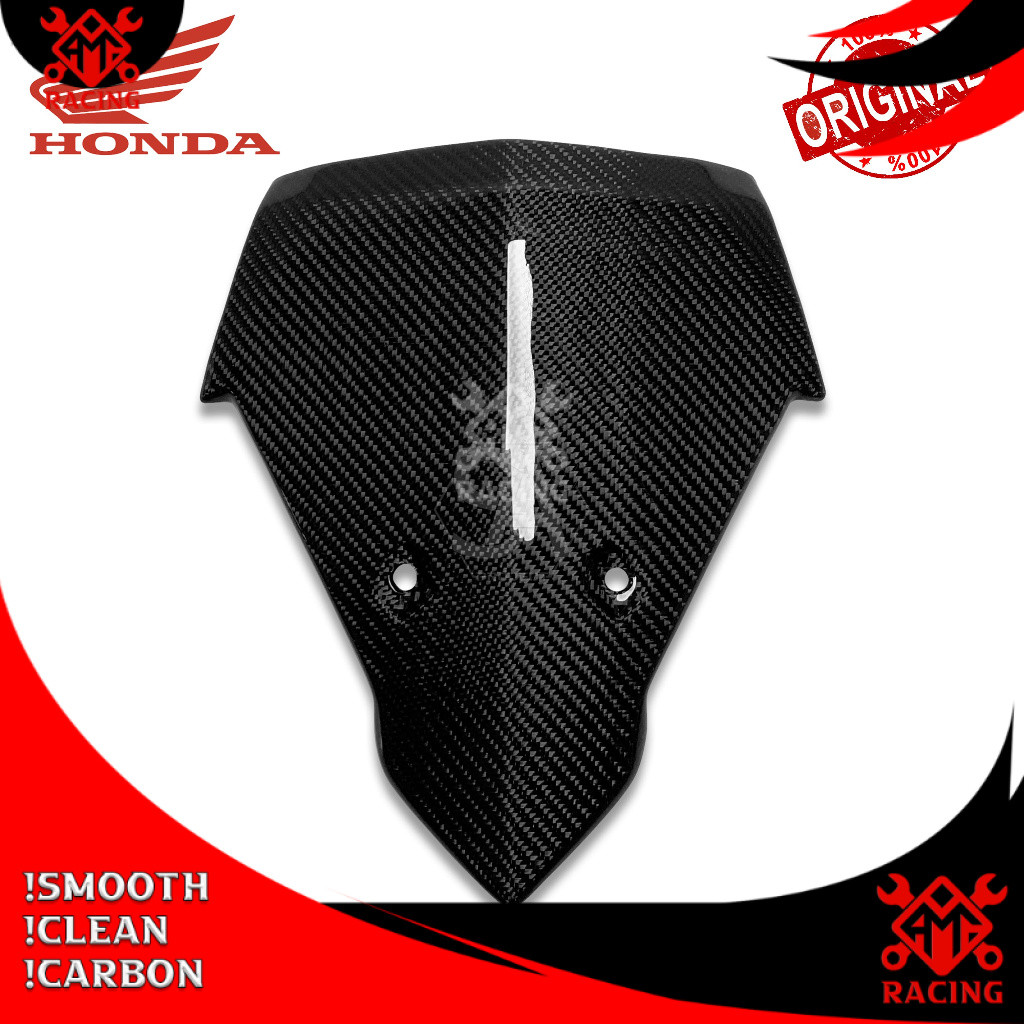 CARBON KEVLAR - DASI DEPAN KECIL VARIO 125 / 150 OLD CARBON KEVLAR