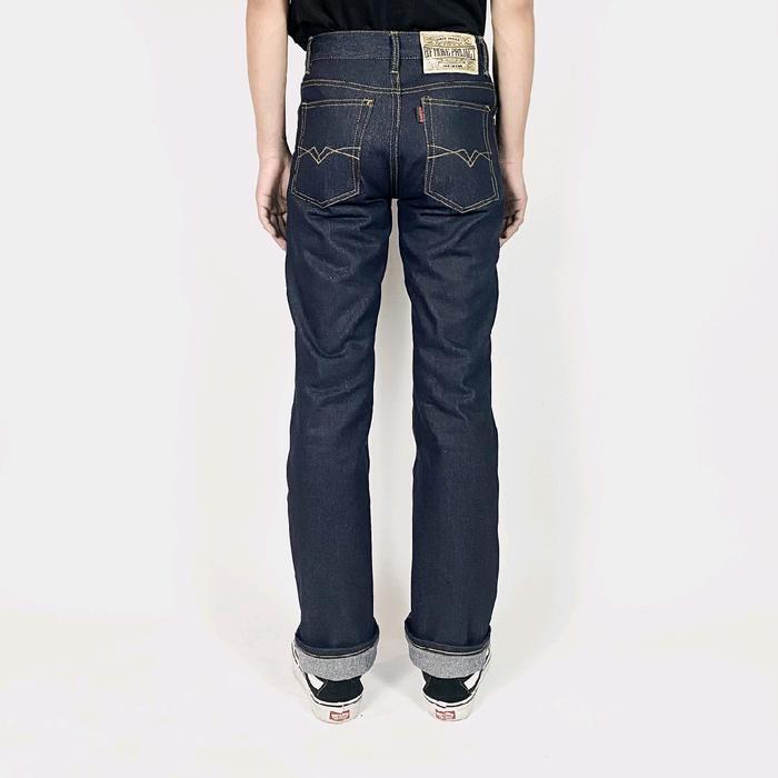 bifmoreproject - celana denim 14oz selvedge accent nonstrecht raw denim Jeans Pria Panjang denim out