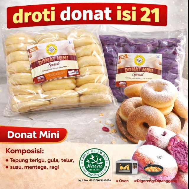 droti donat kentang dan ubi ungu isi 21
