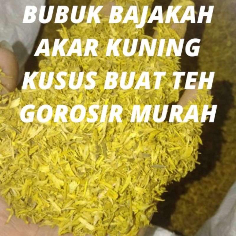 BAJAKAH AKAR KUNING ASLI KALIMANTAN BUBUK TEH BAJAKAH KUSUS NUAT TEH MURAH