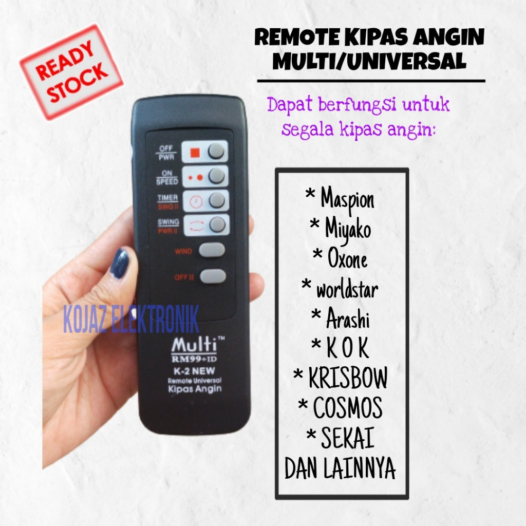 REMOTE KIPAS ANGIN RM99+ID PALING DICARI