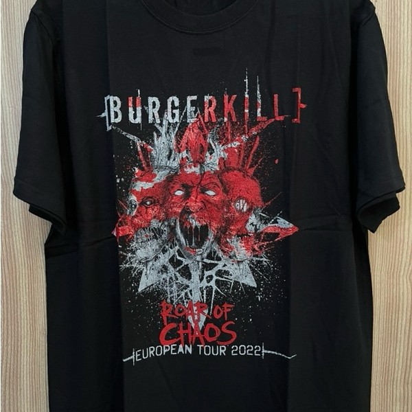 [ORI] BURGERKILL ROAR OF CHAOS Tour Europa 2022 (NEW) Kaos Pria