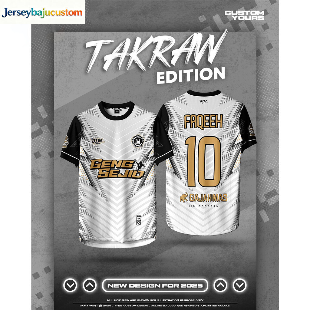 Personalized Team Jersey 2026 New Design Baju Takraw T Shirt For Men And Women Sepak Takraw Jersey M