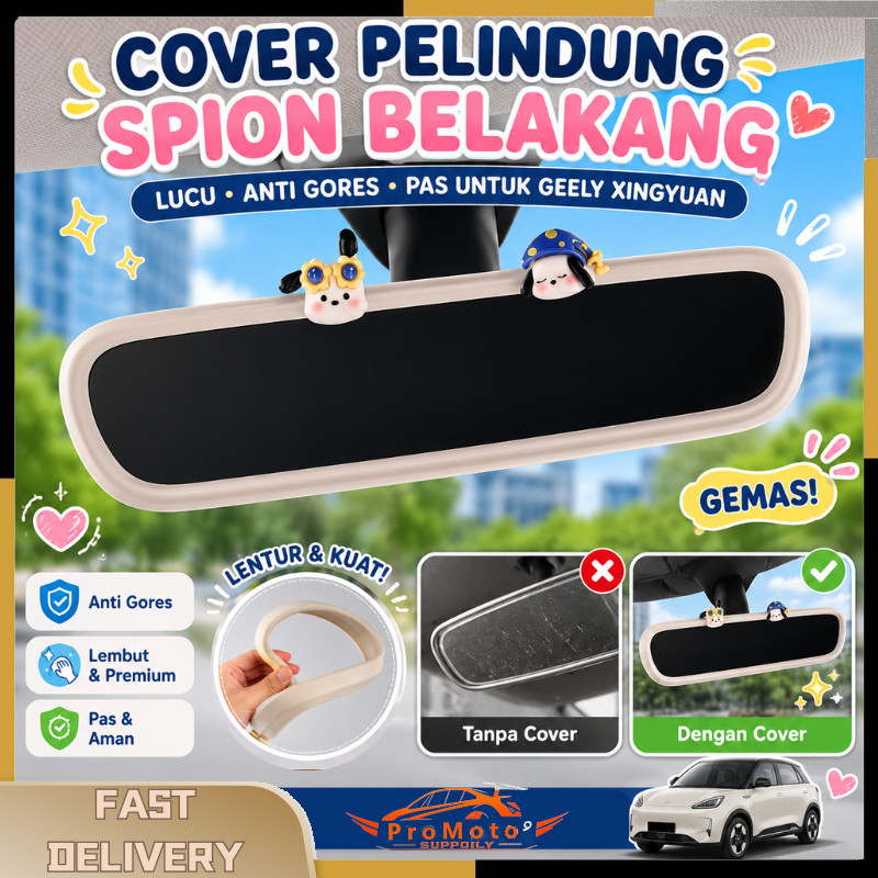 Kaca Spion Mobil Penutup Pelindung Silikon Dekoratif Cocok Untuk 26 Kaca Spion Keinginan Geely Star