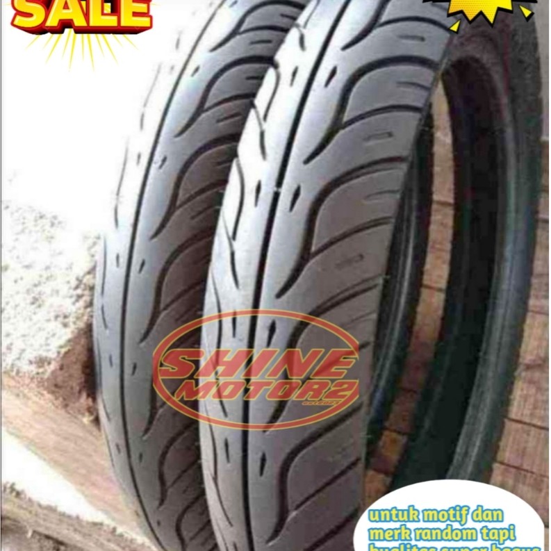 Ban Motor Tubeless Federal 80/90 90/90 Ring 14 - Sepasang, Ban Bekas Original, Cocok untuk Motor Mat