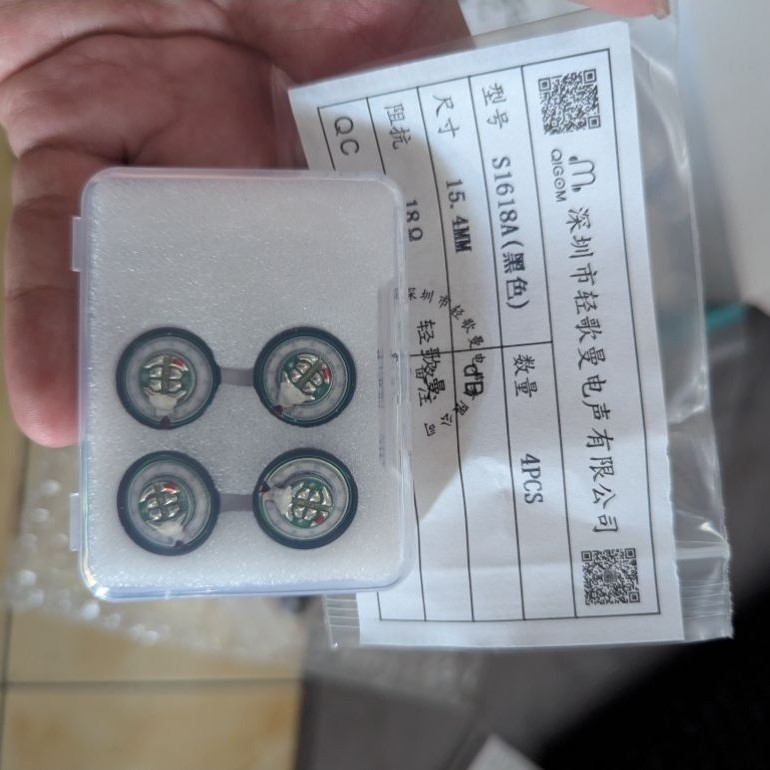 DRIVER QIGOM S1618A 15,4MM 16 OHM