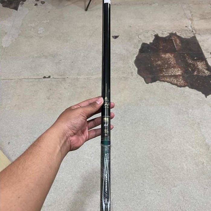 Threefish Joran Pancing Tegak Zhenyue Carbon Ringan Alat Memancing Dengan Ringan