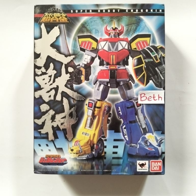Super Robot Chogokin Daizyujin Megazord Ori Bandai SRC Sentai Zyuranger Power Rangers