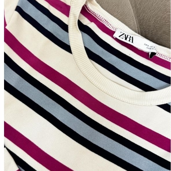 zara top stripe original store 100k