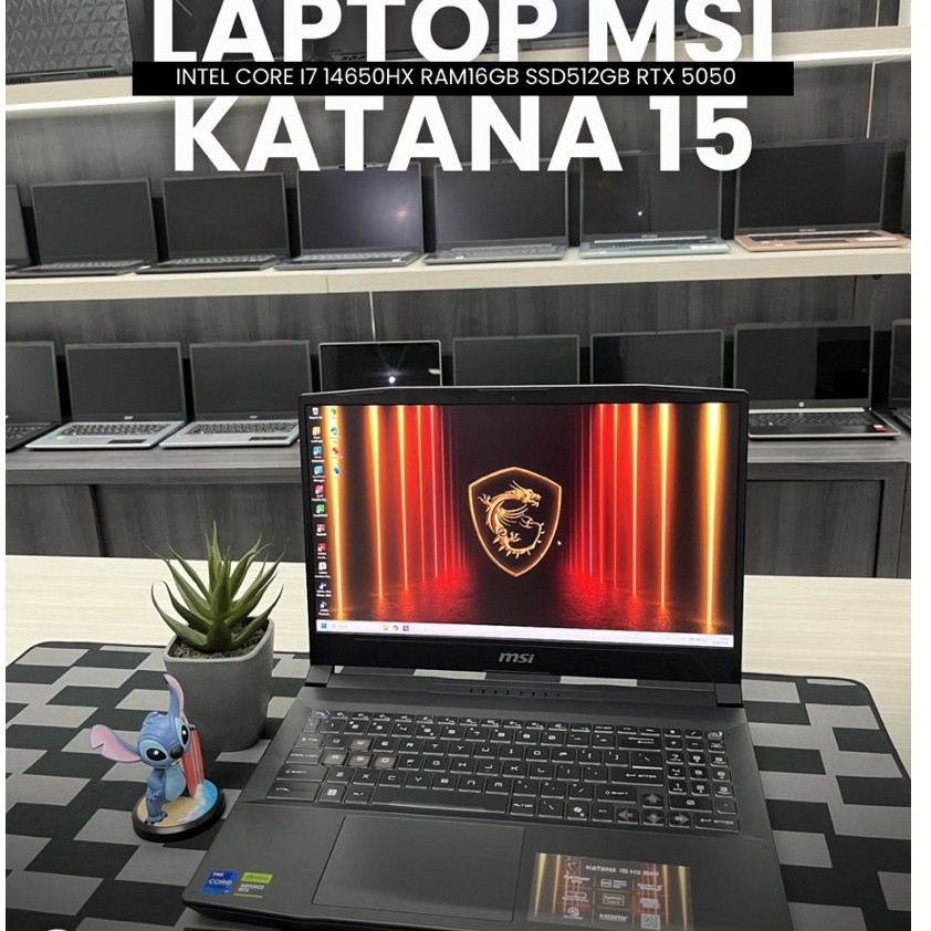 LAPTOP MSI KATANA 15 INTEL CORE I7 14650HX RAM16GB SSD512GB RTX 5050
