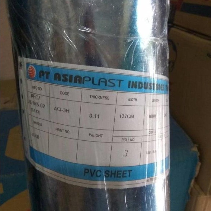 Plastik Bening Tebal Roll / Plastik Mika PVC Meteran
