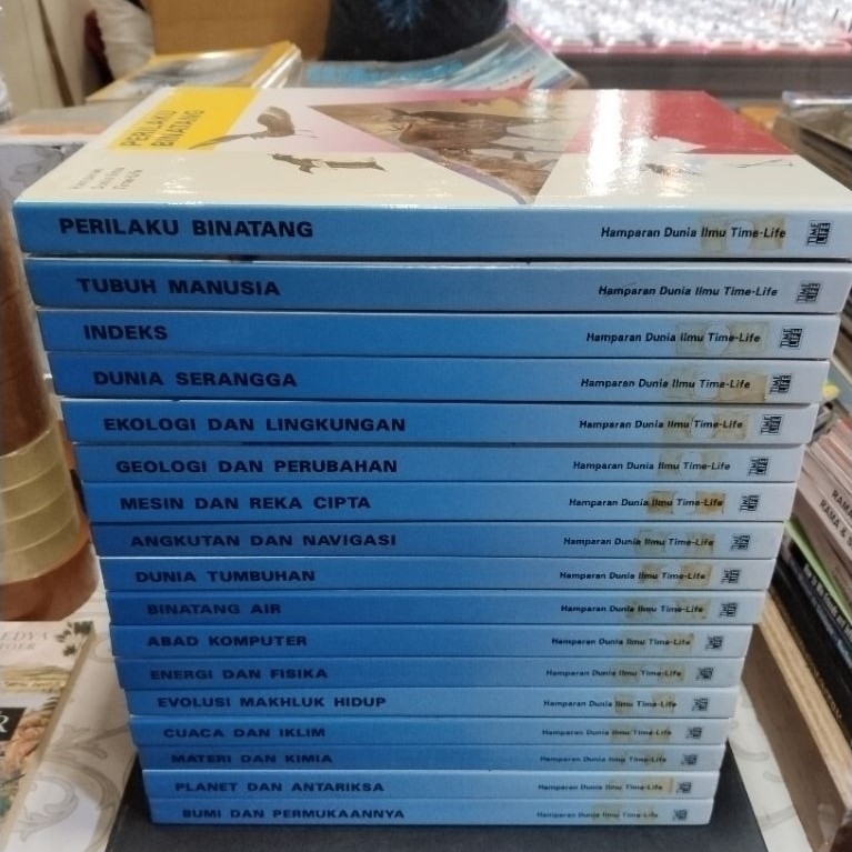 Buku original HAMPARAN DUNIA ILMU TIME LIFE 17 BUKU