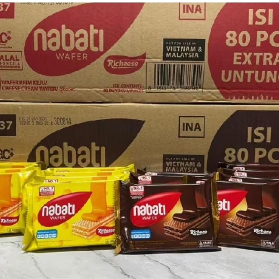 Nabati 1 dus isi 80 x 37 gram