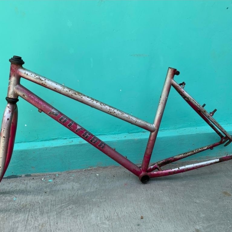 frame sepeda commuter bike basic Polygon lady size 18 bekas