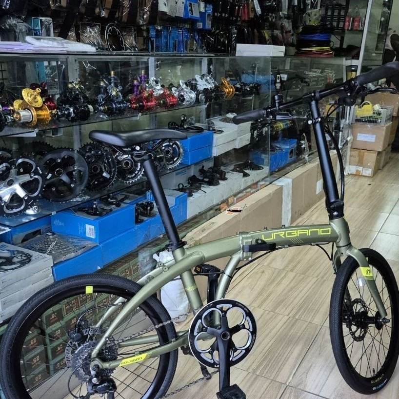 Sepeda Lipat POLYGON URBANO 5 20 Inc Plus/22 Inc Groupset SHIMANO SORA 1x9 Speed Disc Alloy Original