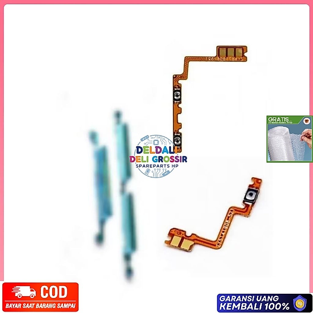 TOMBOL RUSAK GANTI tombol oppo F11 original flexible on off volume fleksibel power pengganti luar da