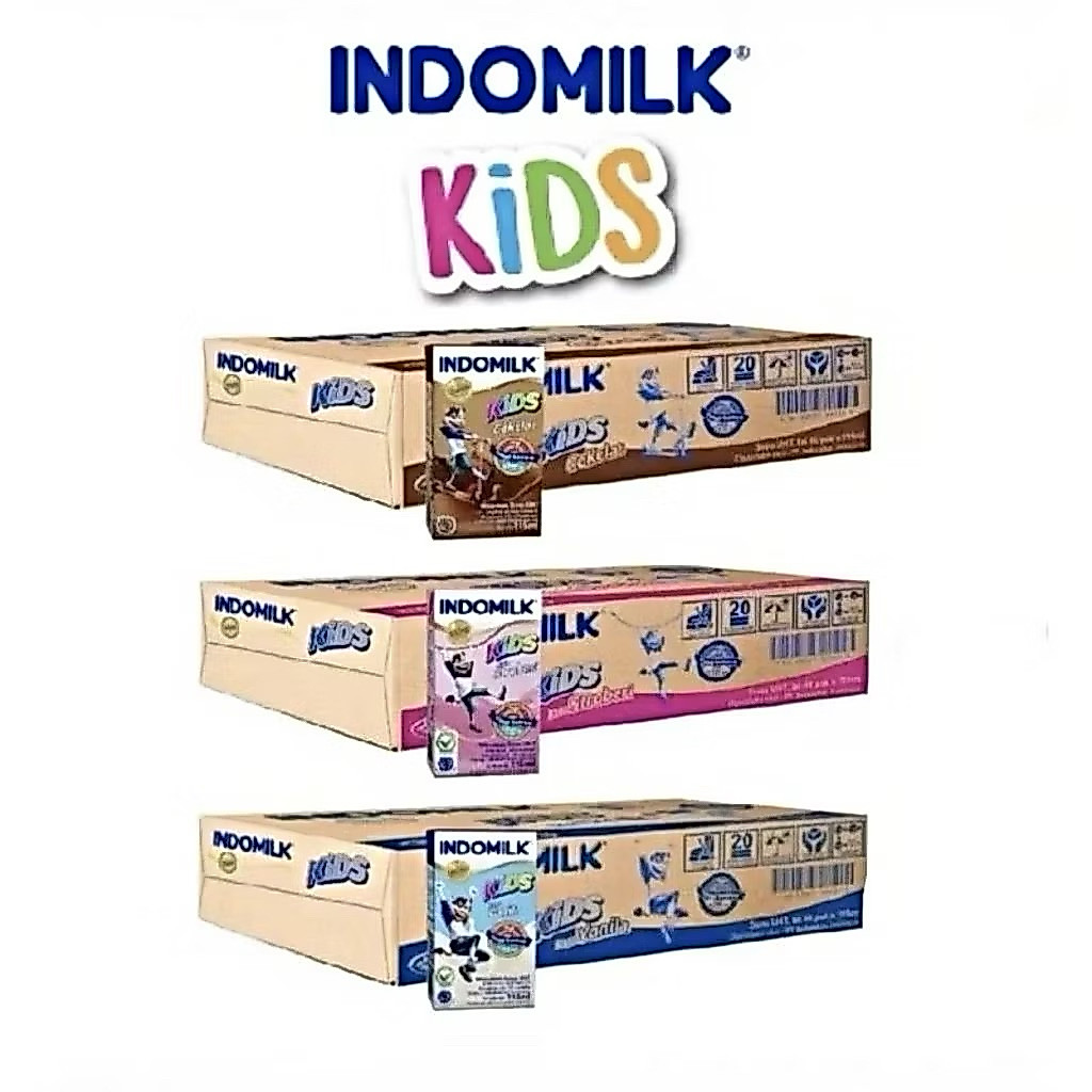 Indomilk Susu Kotak 1 Dus isi 40 pcs x 115 ml