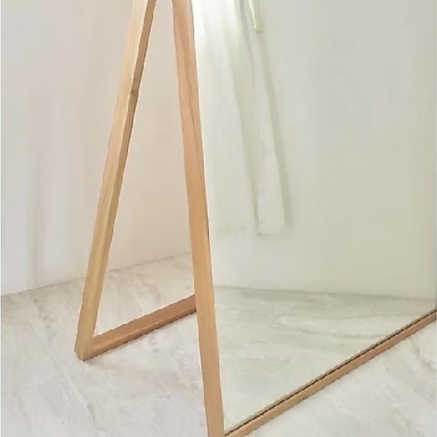 STANDING MIRROR KAYU JATI