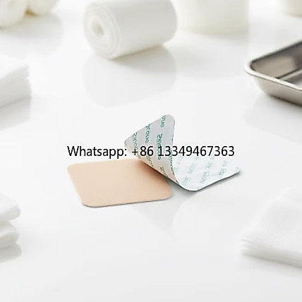 Mecal Dressing Silicone Adhesive Foam Dressing Customizable Size Antibacterial Foam Dressing for Wou