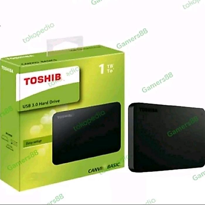 HDD External 1TB T0SHIBA CANVI0 Hardisk 500GB 320GB Portable Laptop USB 3.0 - 320GB