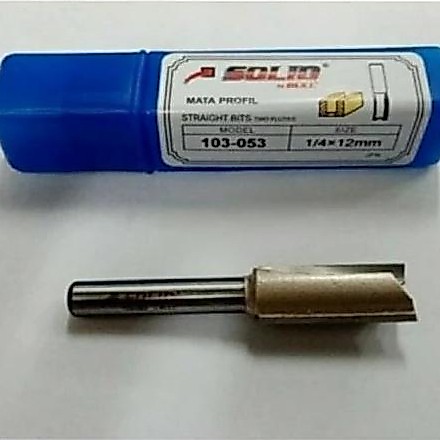Solid Mata router profil lurus 6mm 8mm 10 mm 12 mm straight bit 103-