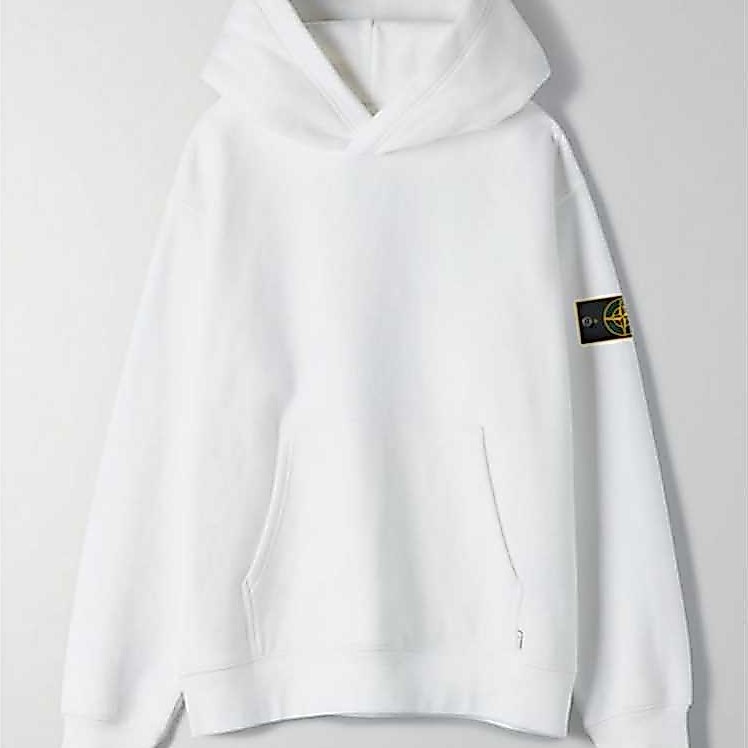 Sweater Hodie Polos Putih Dewasa Remaja Pria Wanita Desain Simple Minimalis Elegan Kualitas Distro B