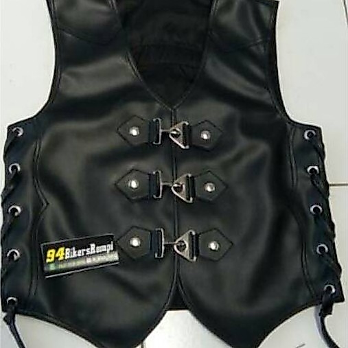 Rompi Bikers / Rompi kulit sintetis / Rompi koboy polos