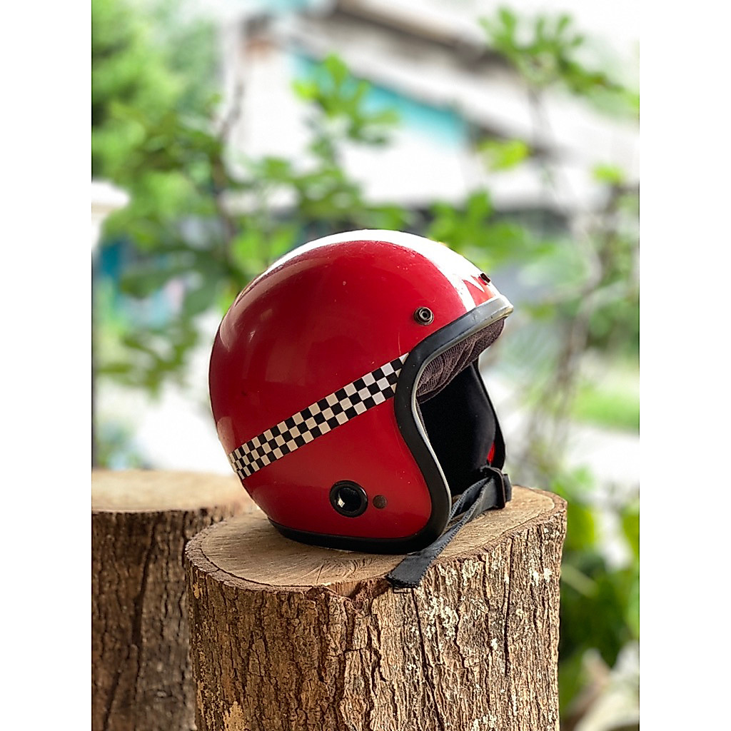 Helm MS88 striping checkerboard