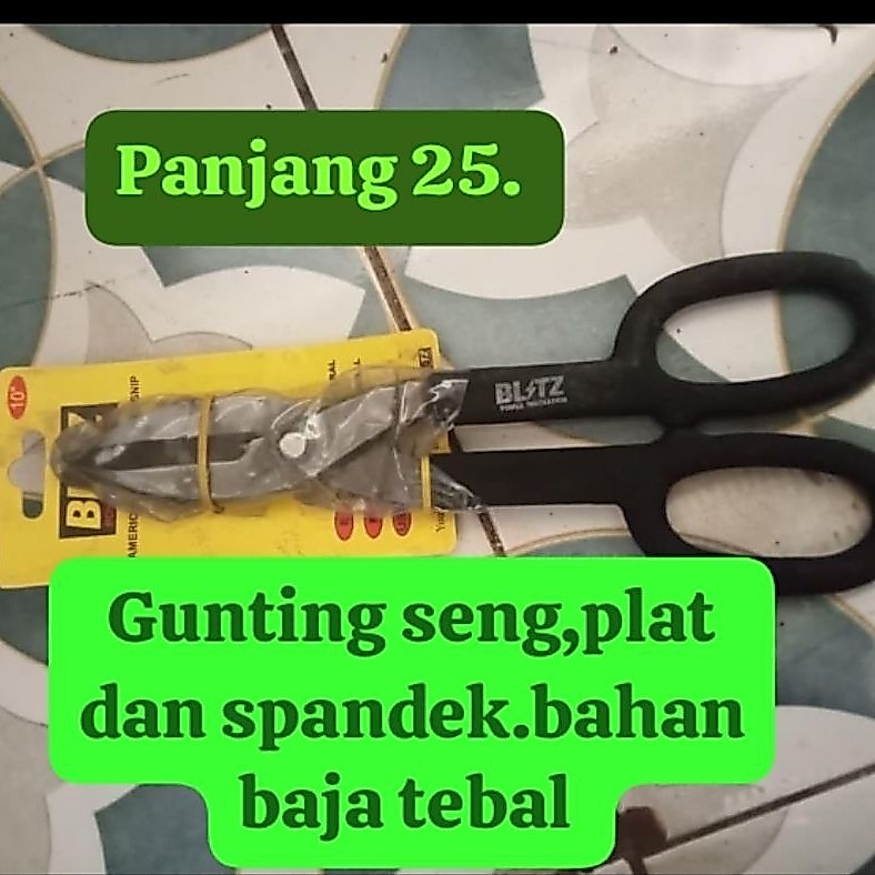 Gunting seng plat spandek,original Blitz