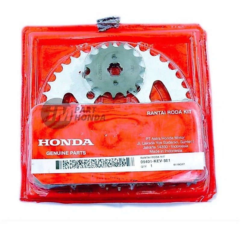 06401-KEV-881 HGP 100% GIR GEAR RANTAI RODA 1 SET SUPRA X LAMA SUPRA X 100  FIT LAMA 06401KEV881