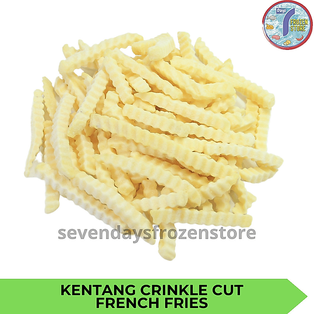Kentang Goreng Frozen Crinkle Cut Curah Beku