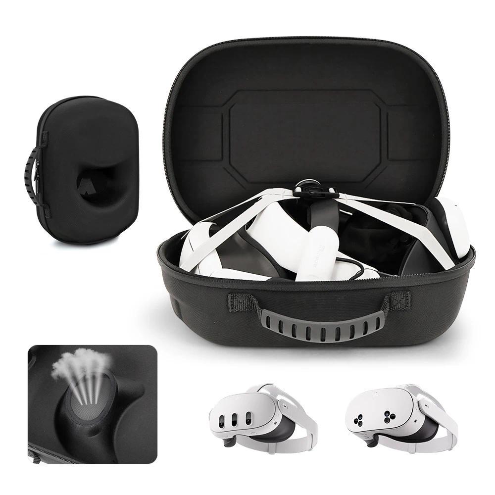 Hard Carrying Case for Meta Quest 3/3S/Oculus Quest 2 VR Glasses Storage Bag Travel Case for BOBOVR/