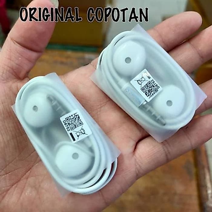HEADSET EARPHONE OPPO ORIGINAL COPOTAN SUPORT A5 2020 A9 2020 RENO2