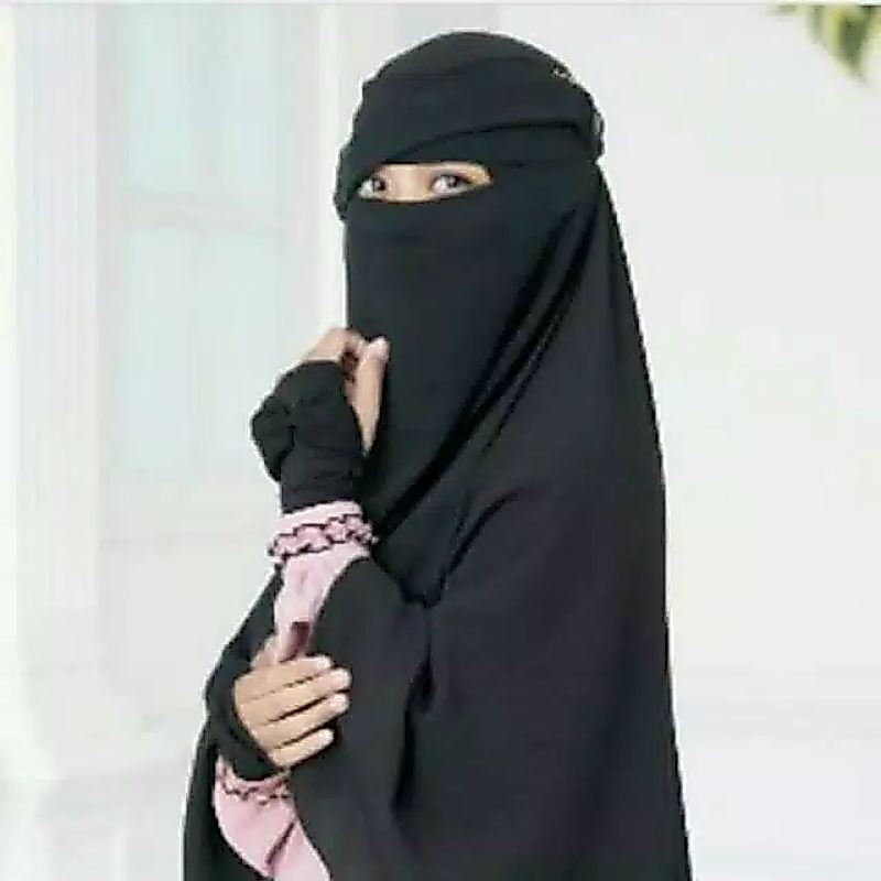 cadar bandana poni niqab bandana poni
