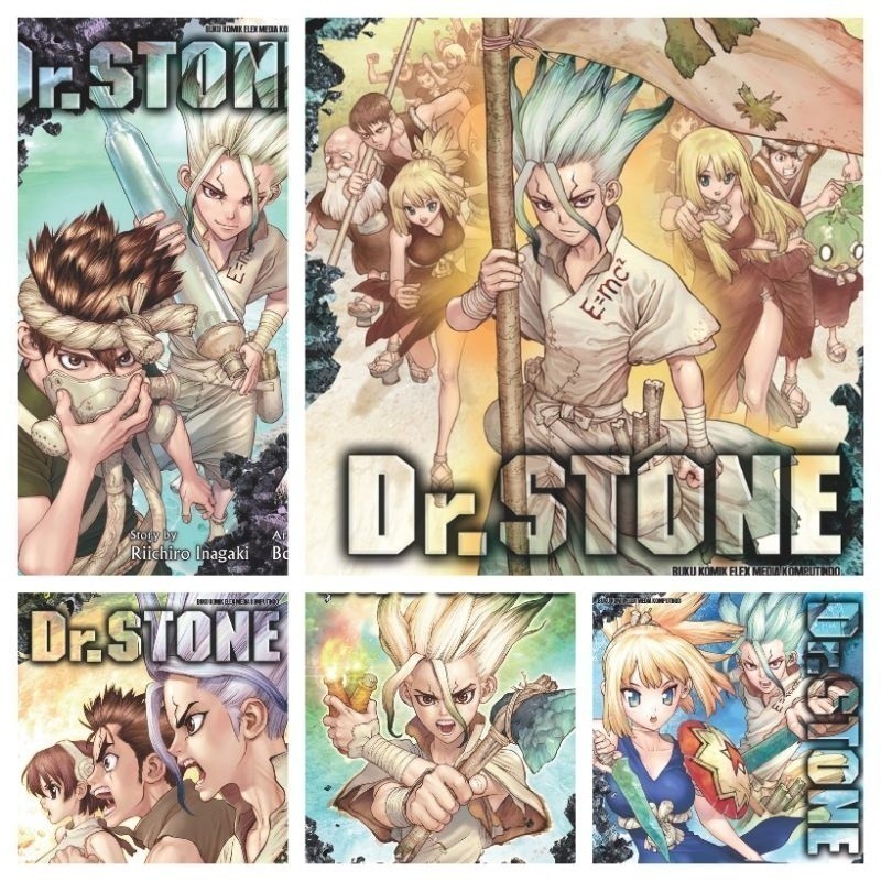 KOMIK SERI : Dr. Stone - Riichiro Inagaki ( READY BANYAK NOMOR )