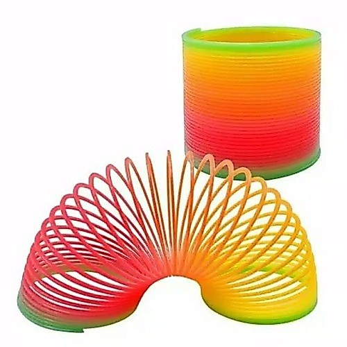 Mainan Plastic Magic Spiral Rainbow - Rainbow Magic Spring