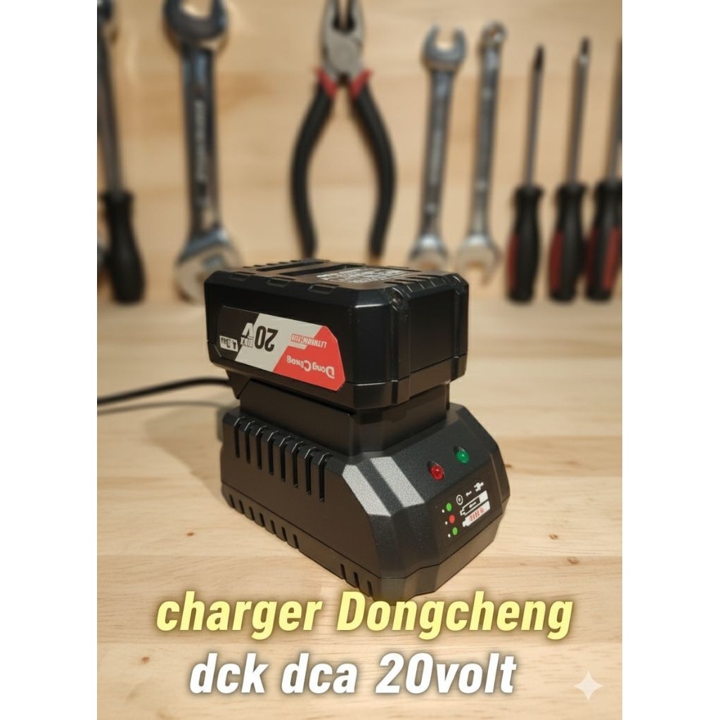 NIWASUMA Charger Dongcheng Dca Dck 20v 2A / Charger baterai cordless dongcheng dck dca