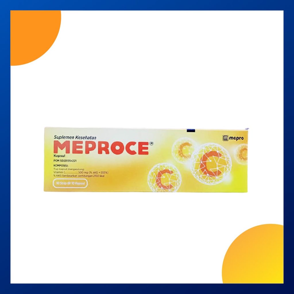 Meproce Box Isi 100 Kapsul