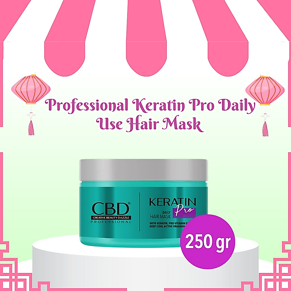 CBD Professional Keratin Pro Daily Use Hair Mask 250gr | Original | hair mask cbd