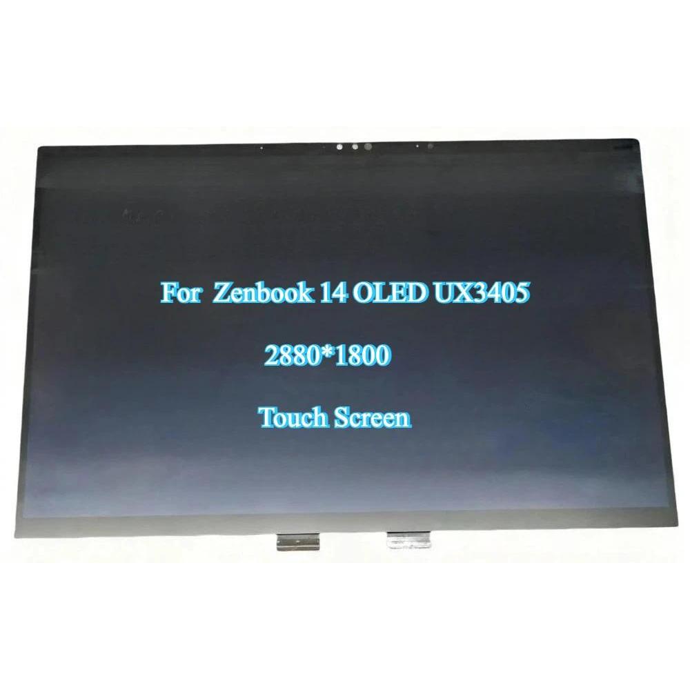 For A.SUS Zenbook 14 OLED UX3405CA-U9321TB UX3405 Series UX3405C UX3405M 14" LCD Screen Assembly Rep