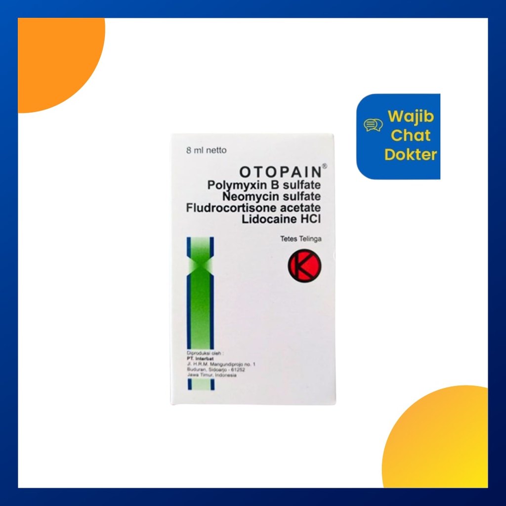OTOPAIN EARDROP 1 BOTOL @ 8 ML